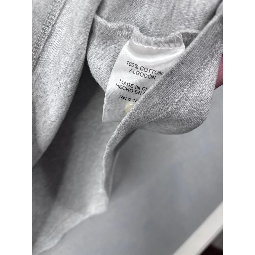 Tahari Mens XL Short Sleeve Polo Shirt Heather Gray Cotton Pocket Jersey Knit